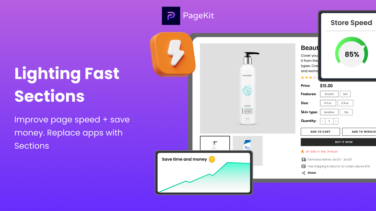 Pagekit - Store Theme Sections