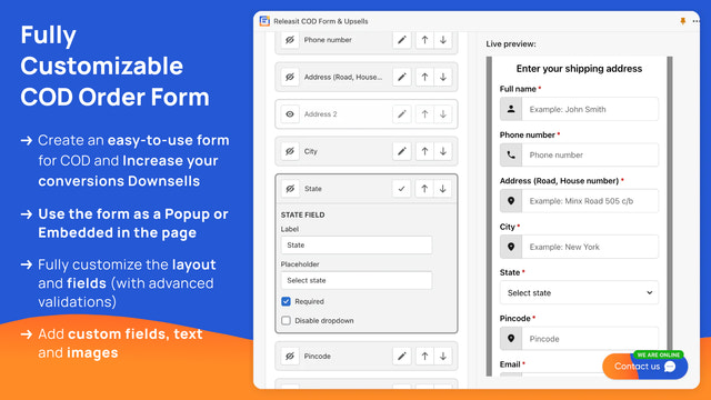 Custmize the design and layout of your form