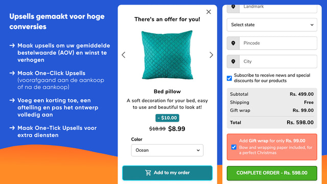 Upsells ontworpen voor hoge conversies