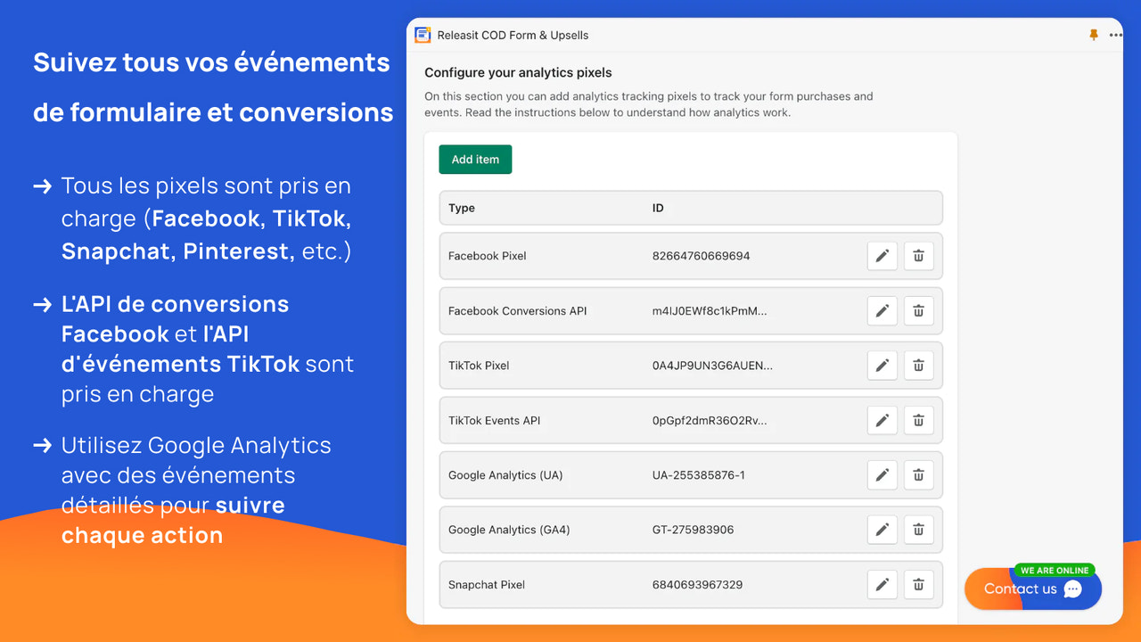 Suivez vos événements de formulaire et vos conversions