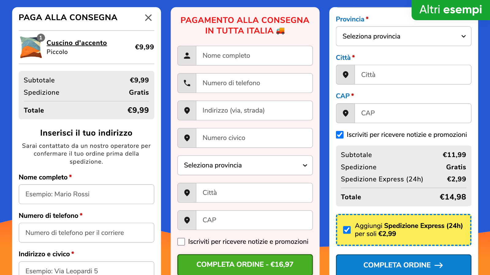 Altri esempi del modulo e delle sue funzioni