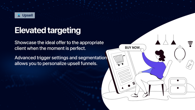 geavanceerde targeting voor upsell-aanbiedingen