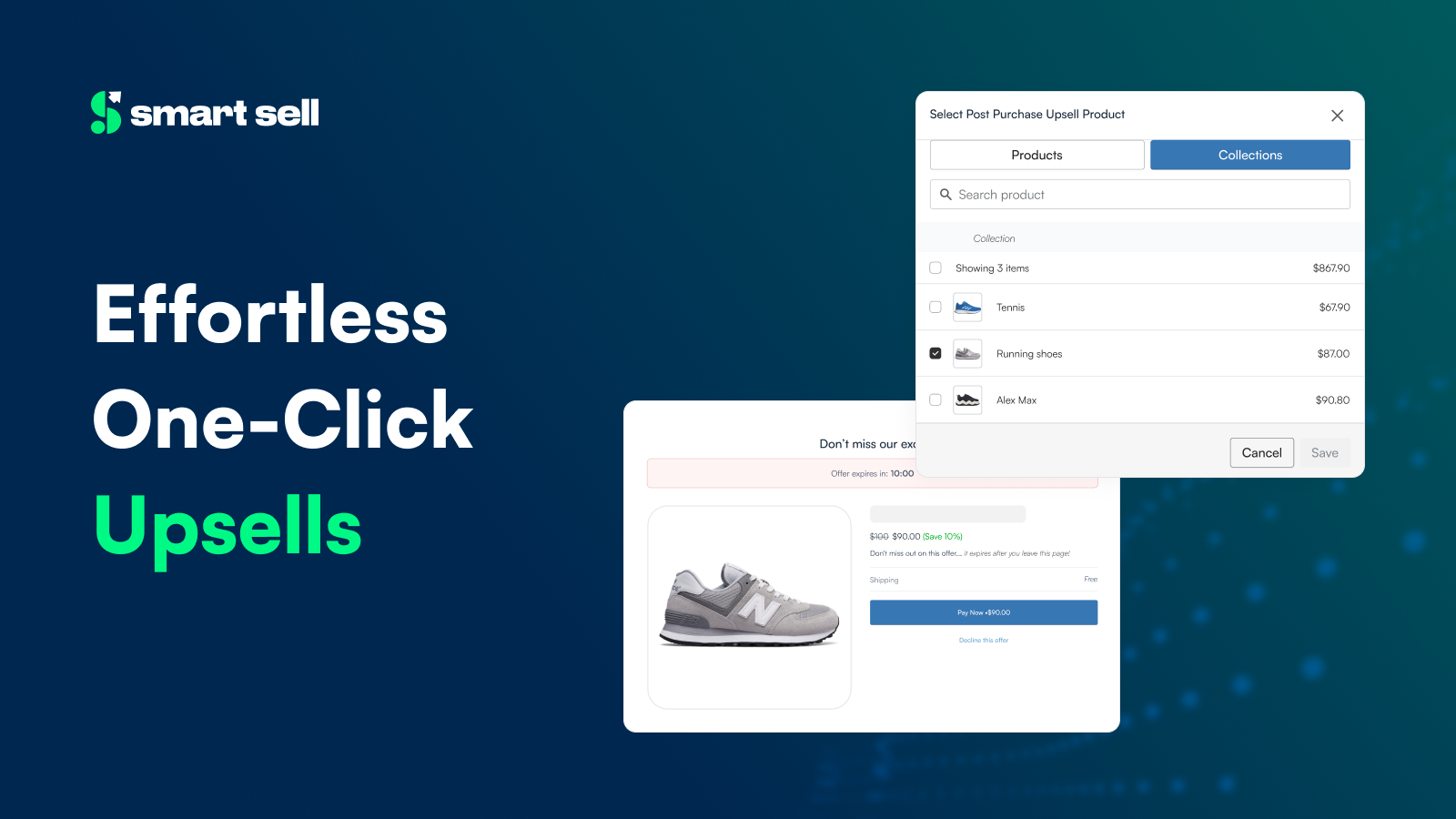 SmartSell: Upsell & Cross‑sell Screenshot