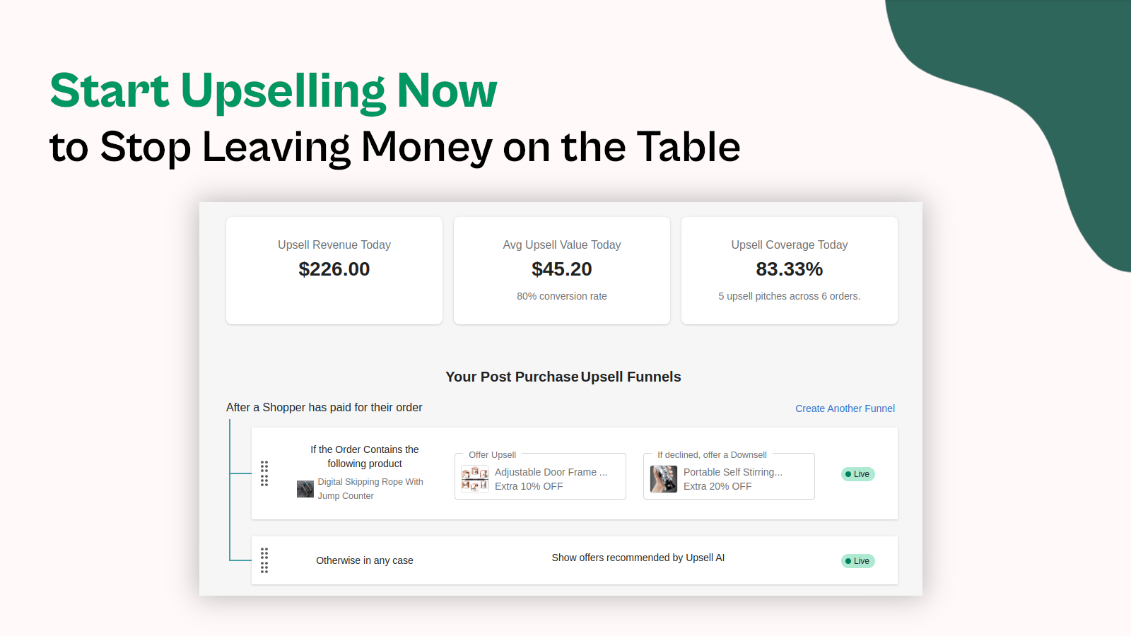 Gro One Click Upsell Funnels Screenshot