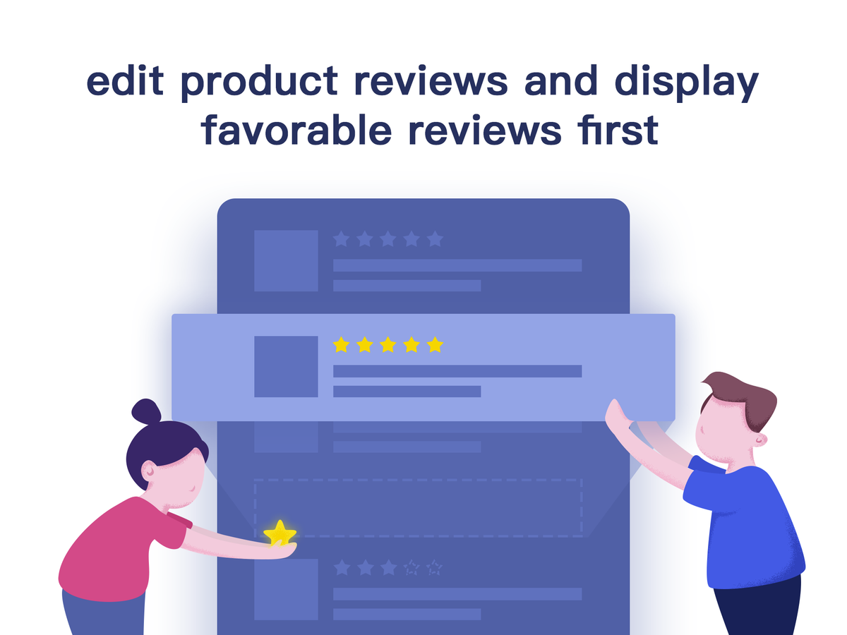 You can edit product reviews, and hide the negative reviews.