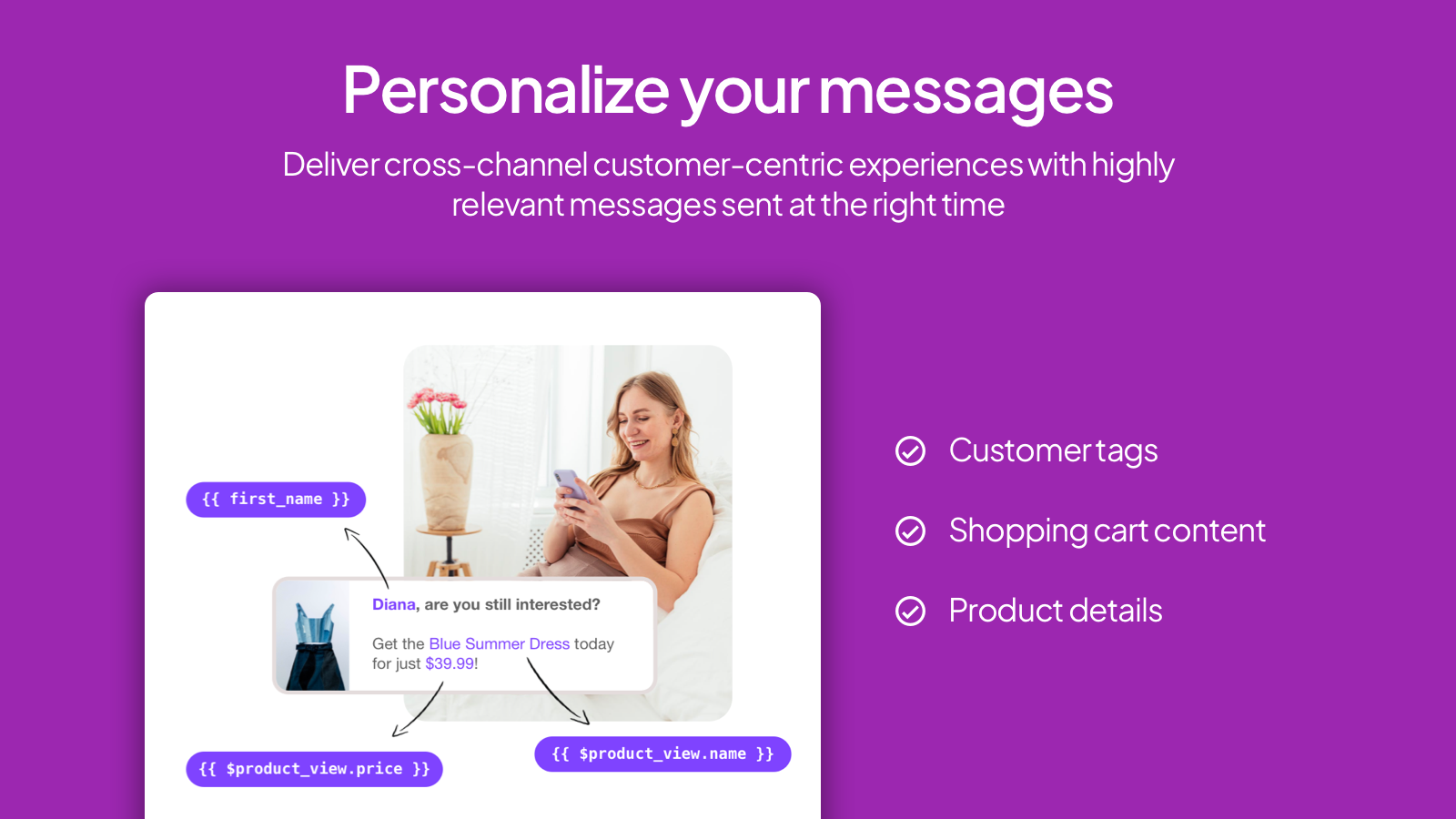 Personalize your messages