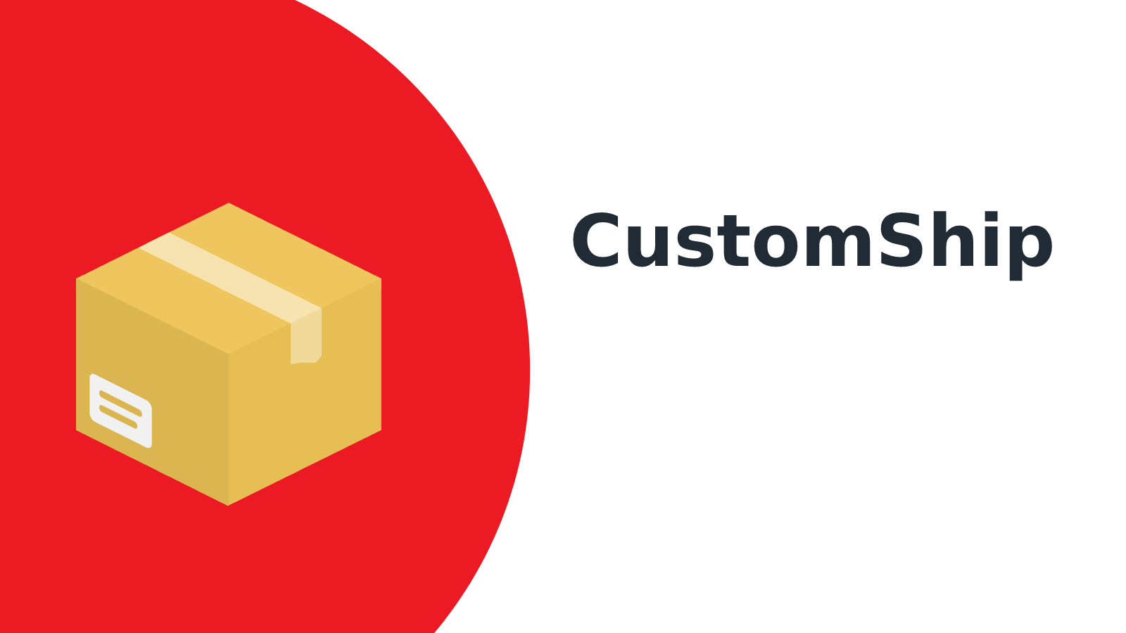 CustomShip - Take control of your shipping costs