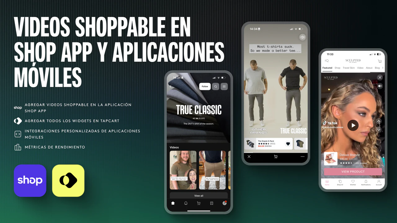 Shoppable video, creador de video, galería de video, diapositiva