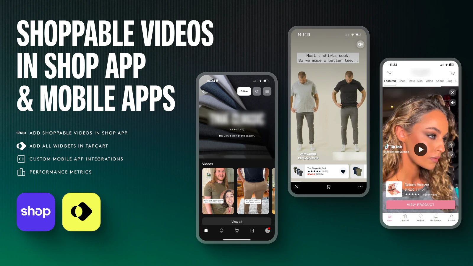 Shoppable video, video maker, video gallery, video slideshow