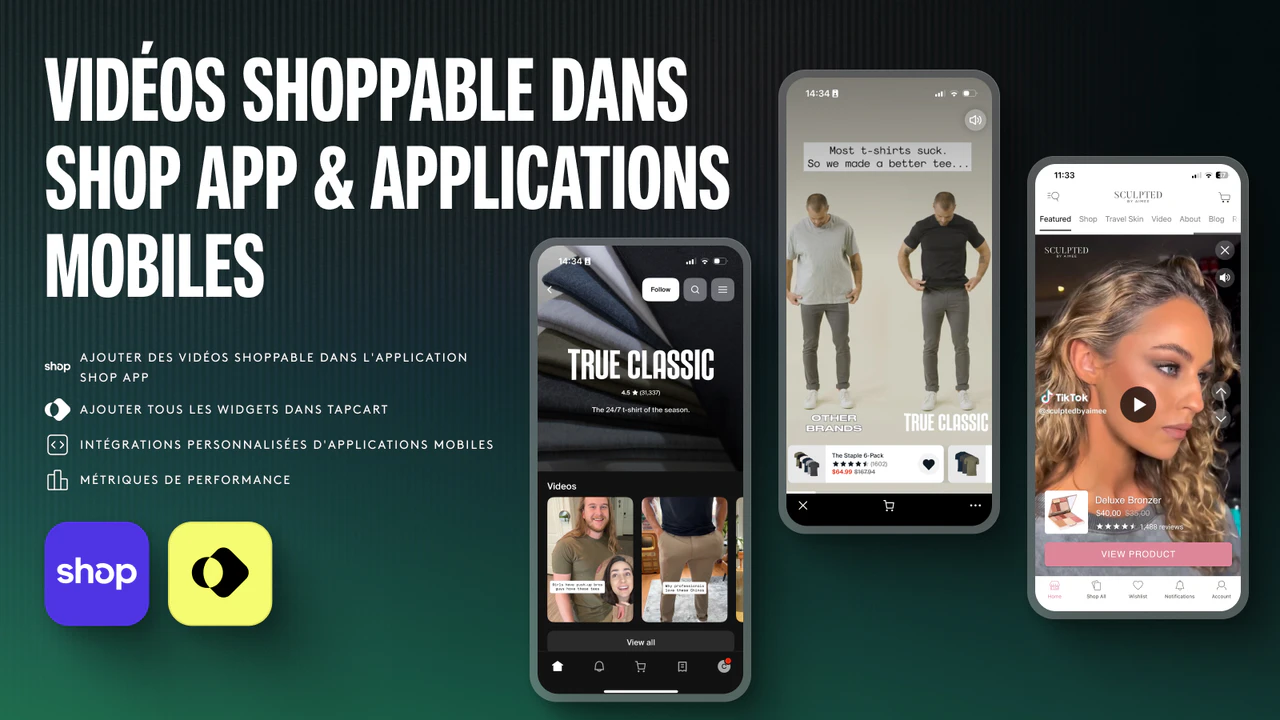 Vidéo shoppable, créateur, galerie, diaporama vidéo