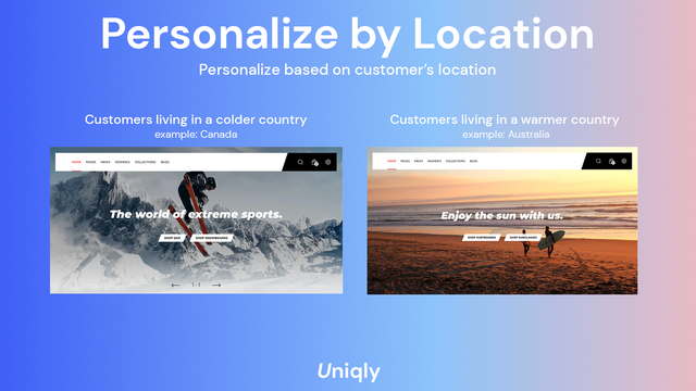 Location personalization