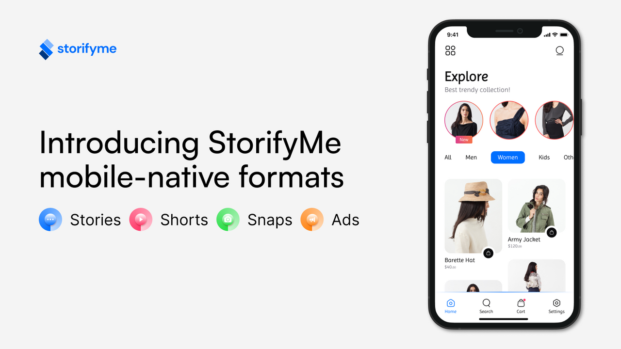 StorifyMe Mobile Native Formate