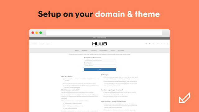 Einrichten auf Ihrer Domain und Ihrem Theme