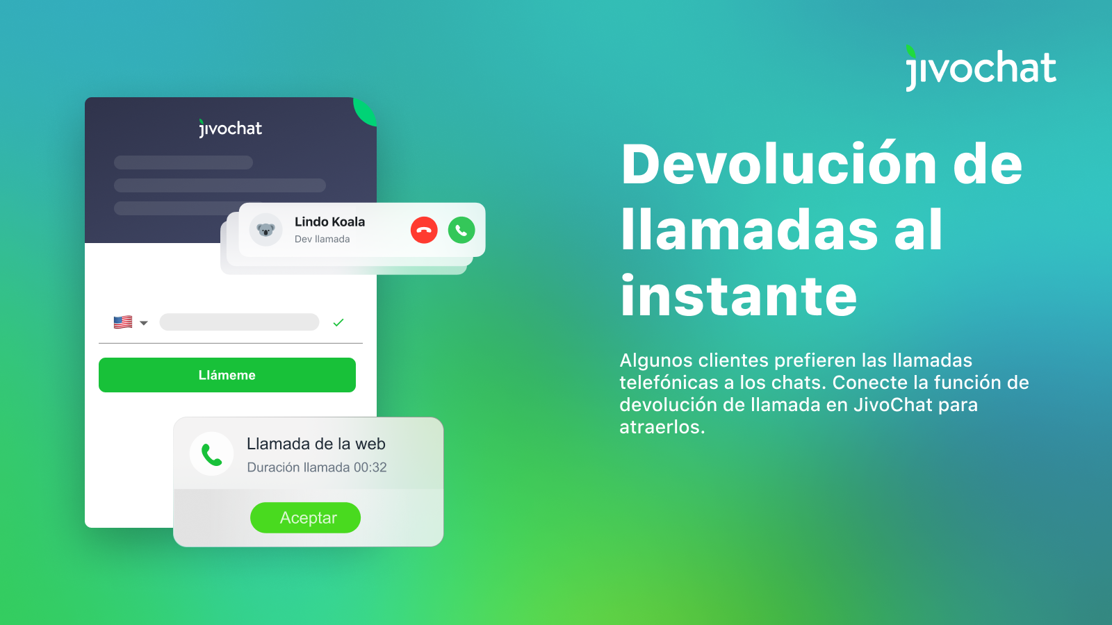 Devolución de llamadas al instante