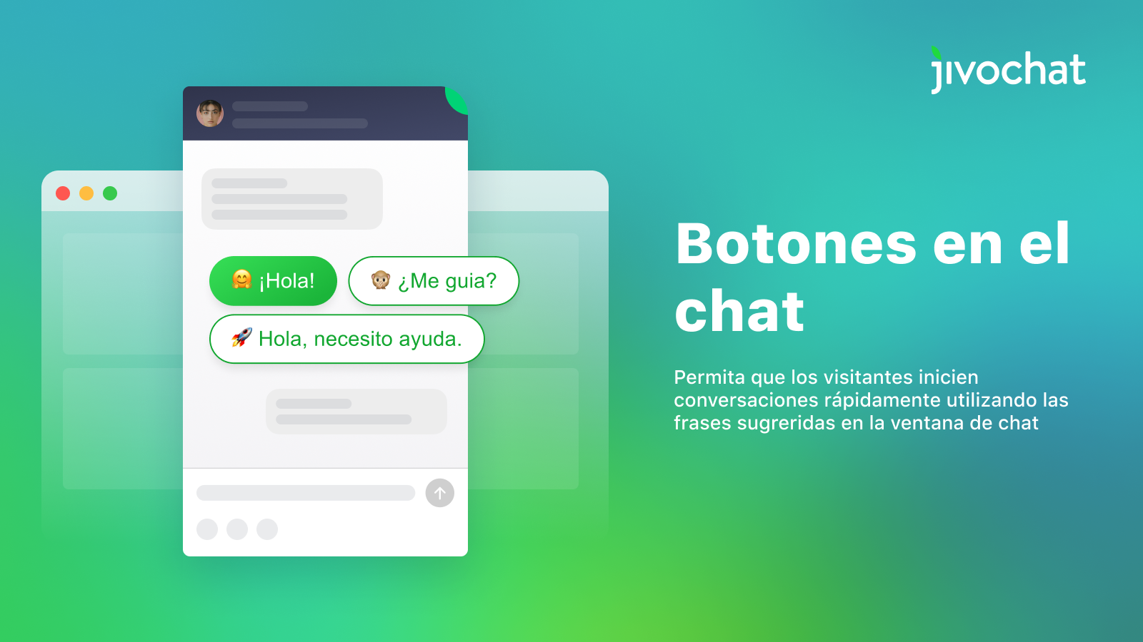 Botones en el chat