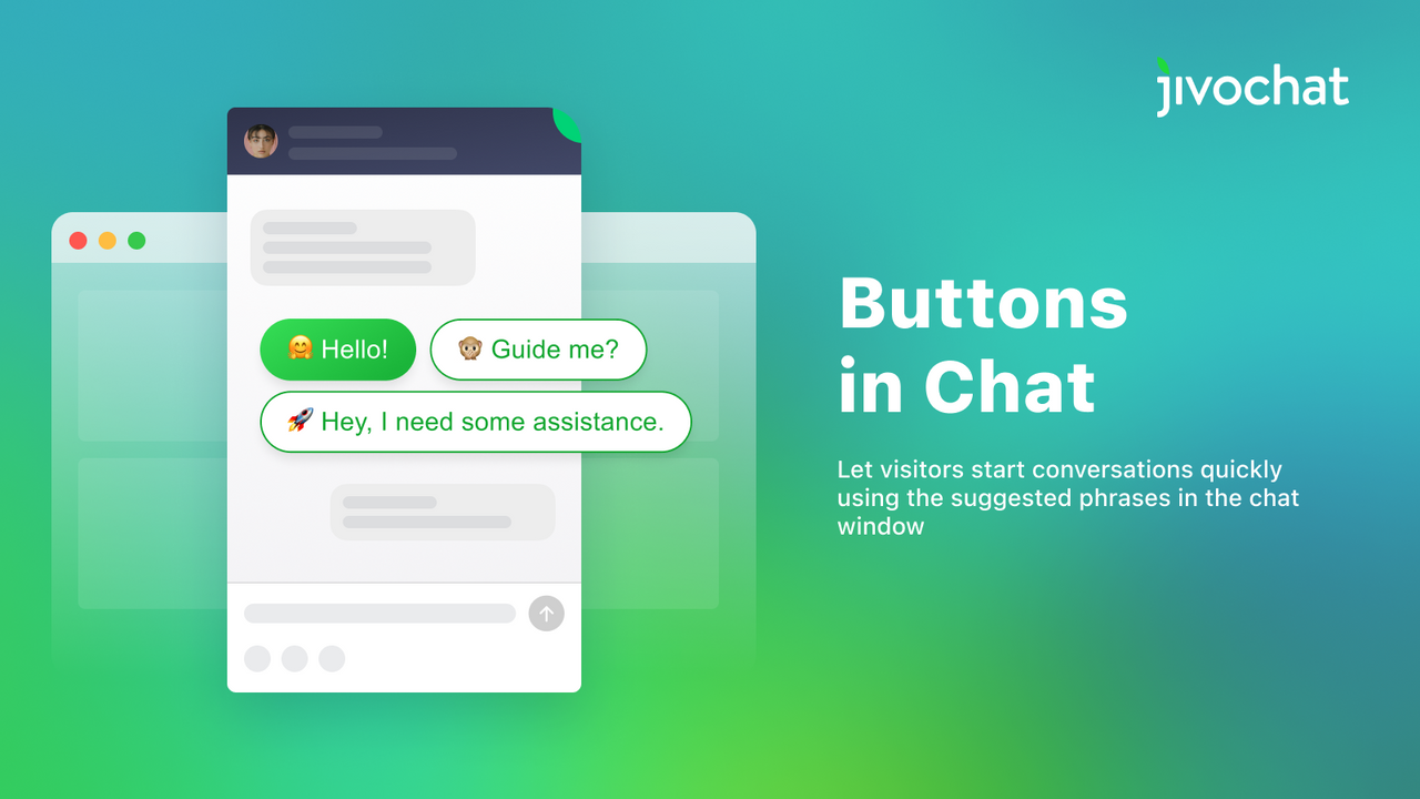 JivoChat Aktive Schaltflächen für Shopify
