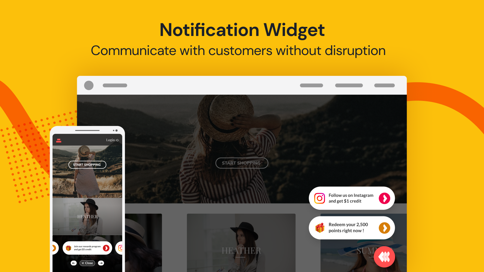 Online notifications - Mobile View