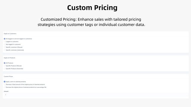 Custom Pricing