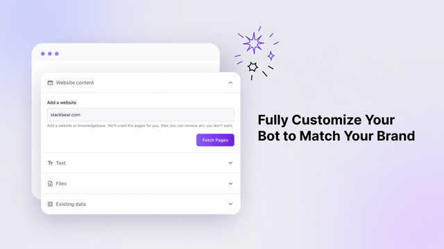 Fully Customize Your Bot to Match Your Brand