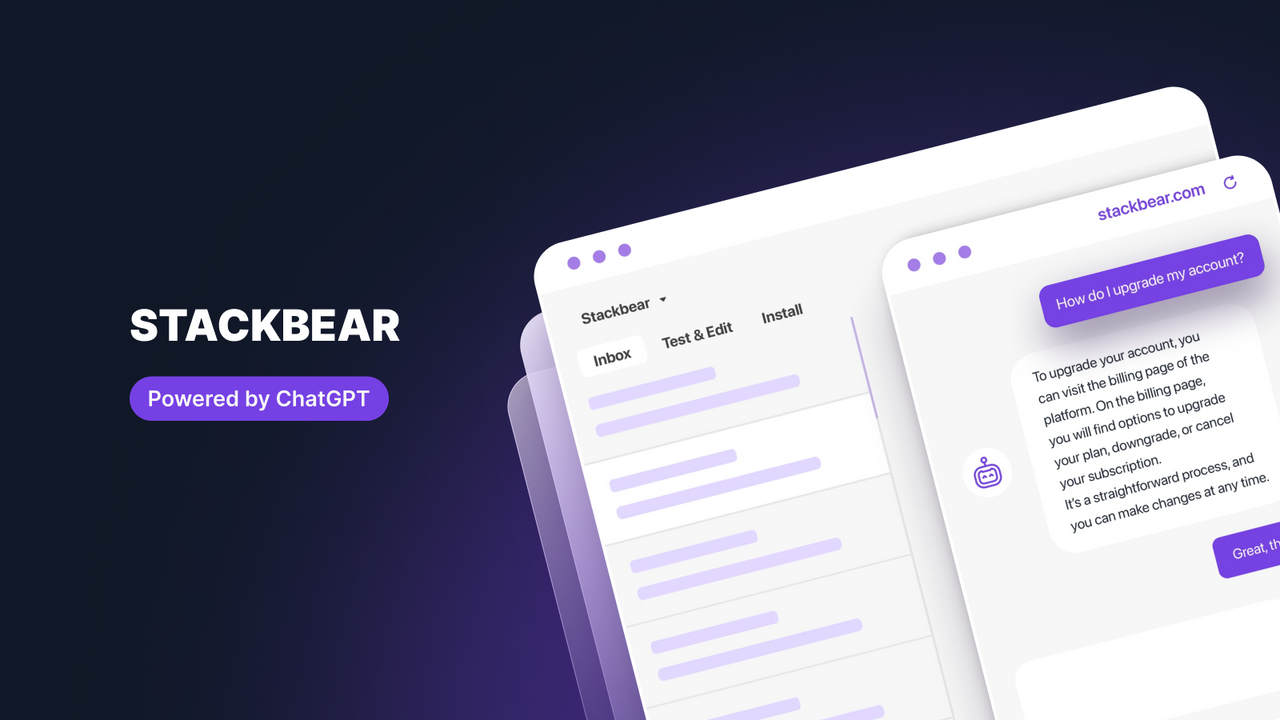 Stackbear - AI Chatbot og Live Chat for Shopify