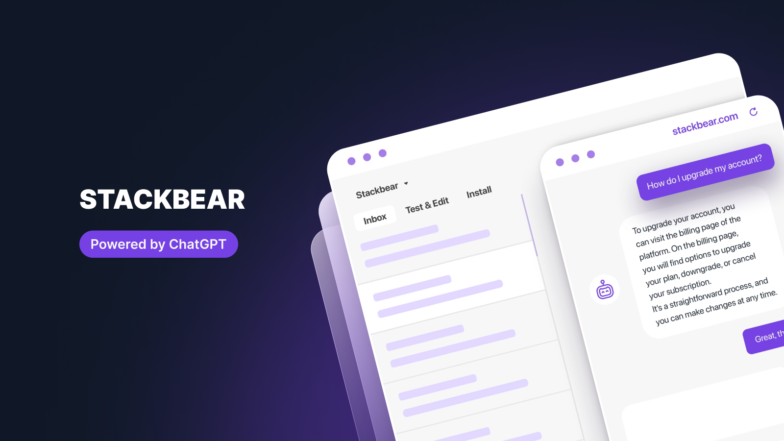 Stackbear - AI Chatbot and Live Chat for Shopify