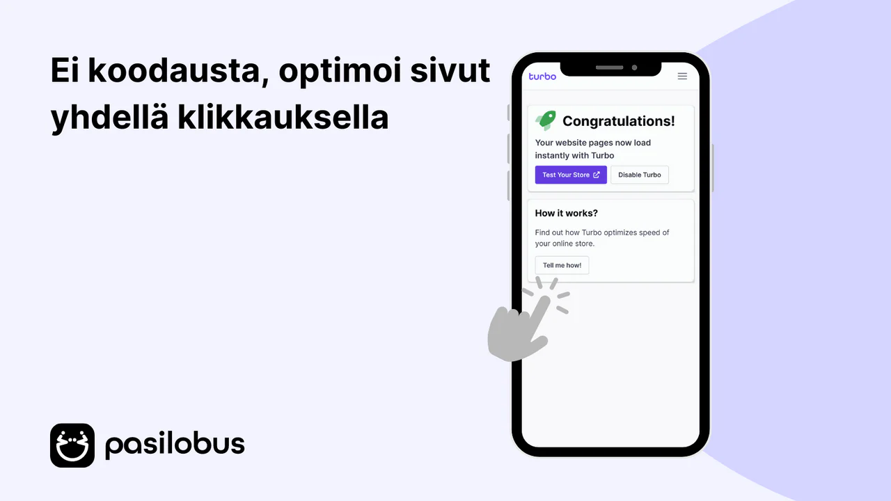 Ei koodausta, optimoi sivut yhdellä klikkauksella