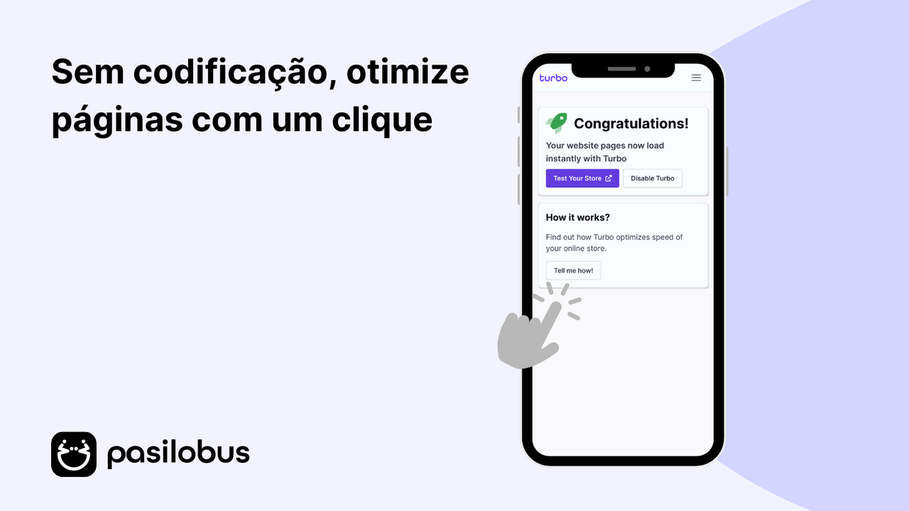 Sem codificação, otimize páginas com um clique