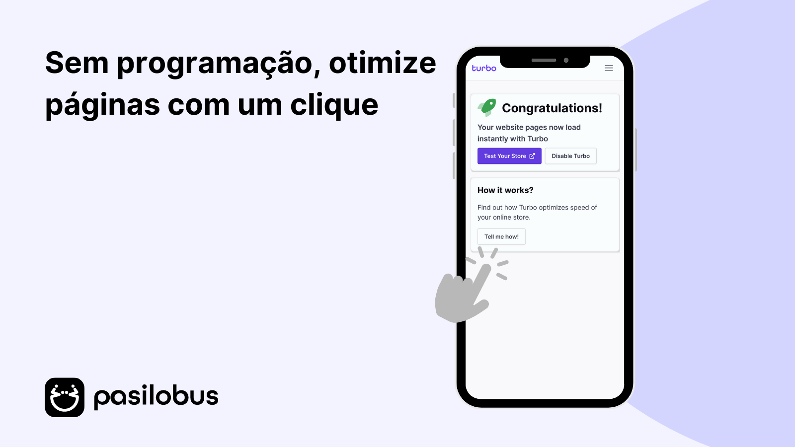 Sem programação, otimize páginas com um clique