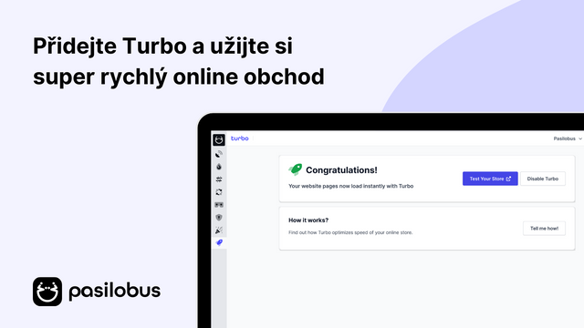 Přidejte Turbo a užijte si super rychlý online obchod