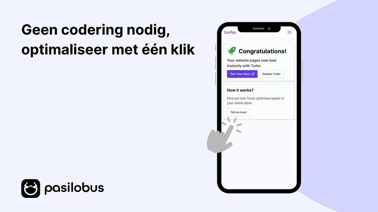 Geen codering nodig, optimaliseer met één klik