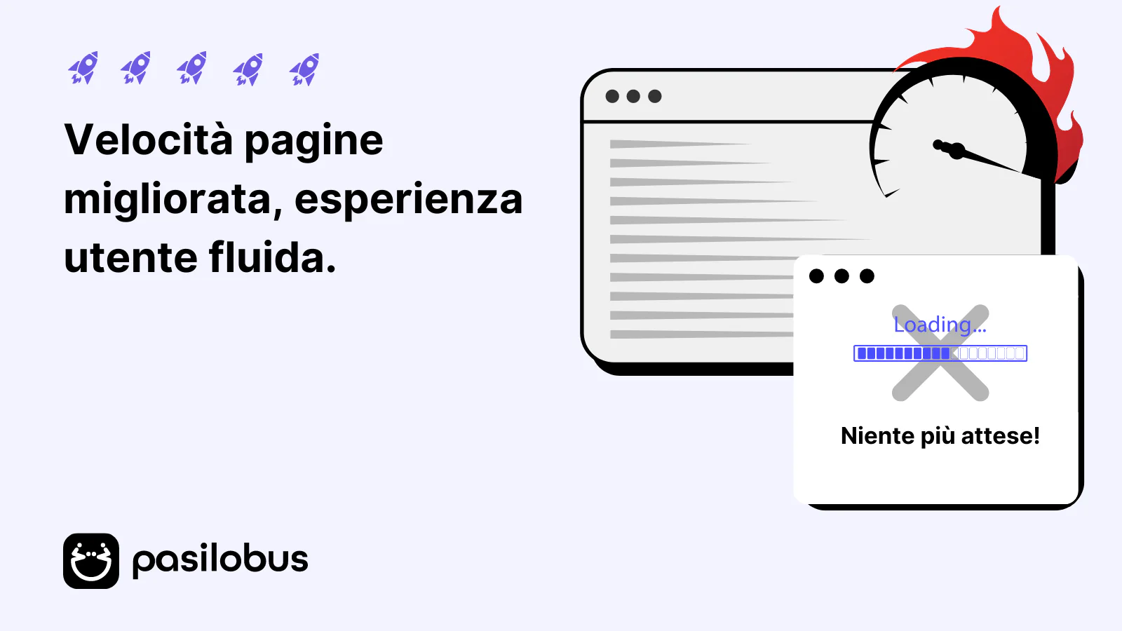 Velocità pagine migliorata, esperienza utente fluida.