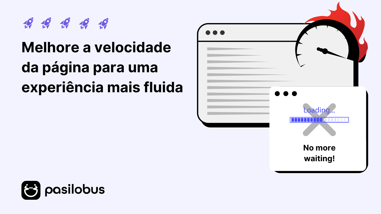 Melhore a velocidade da página para uma experiência mais fluida