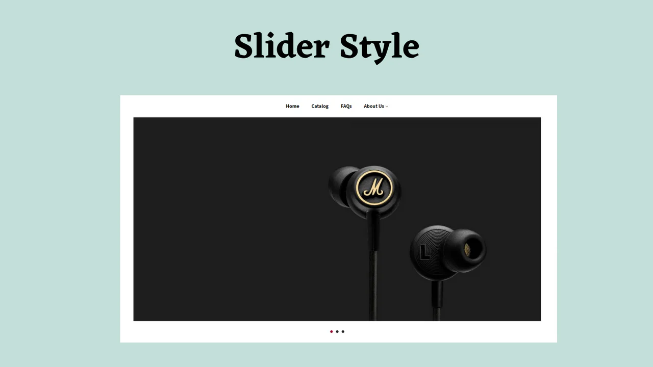 slider stil