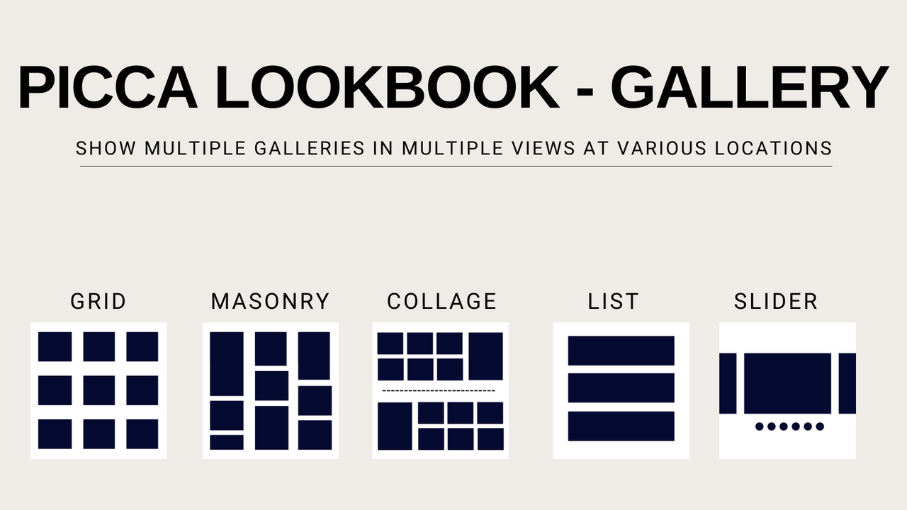Picca Lookbook ‑ Gallery Screenshot