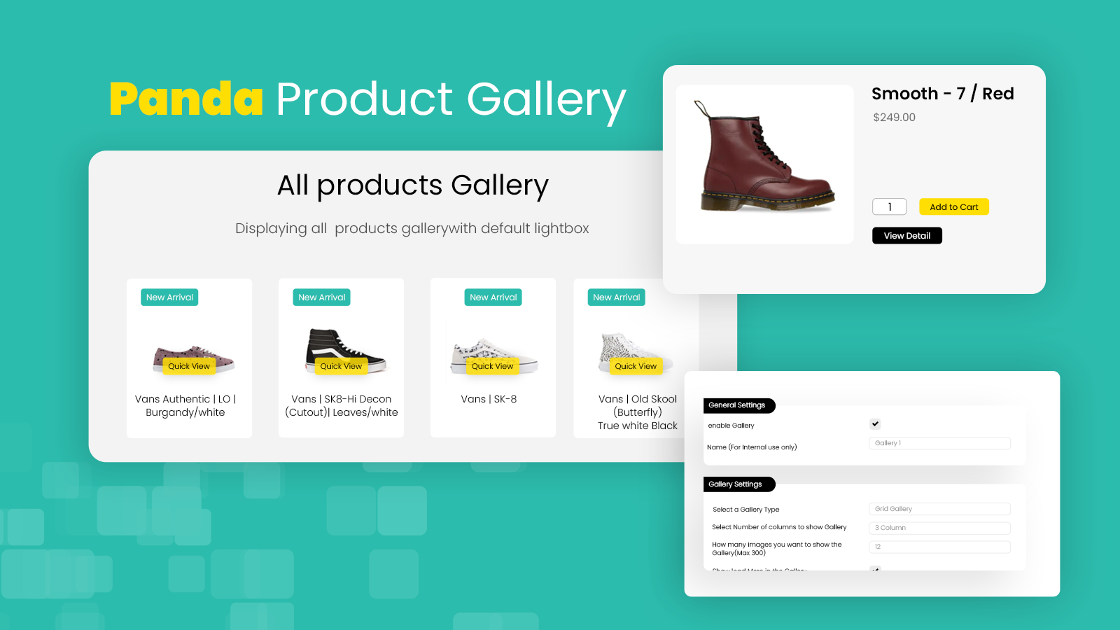 Panda Product Gallery Screenshot