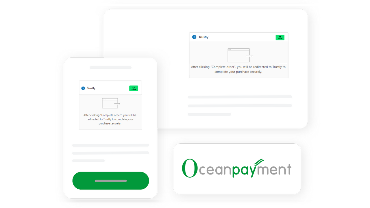 Trustly payment page.