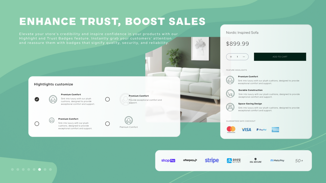 Built trust & boost sales