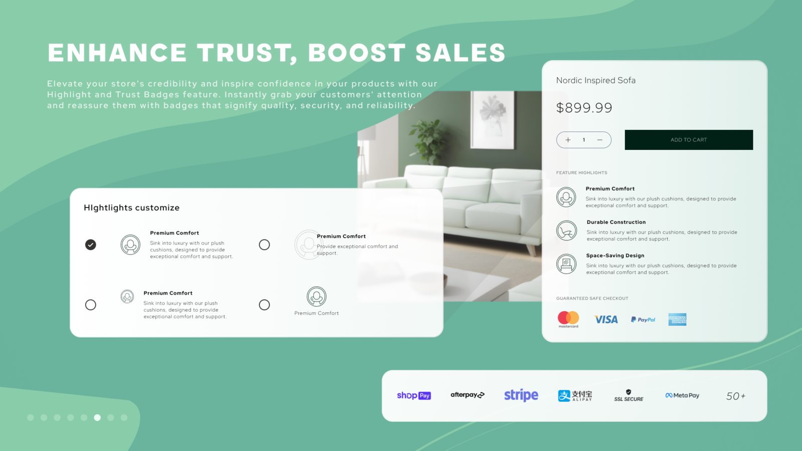 Built trust & boost sales