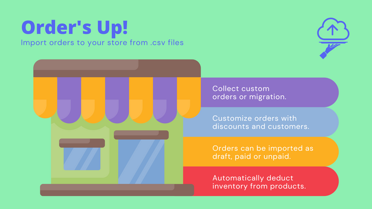 Order's up! CSV Order Importer Screenshot