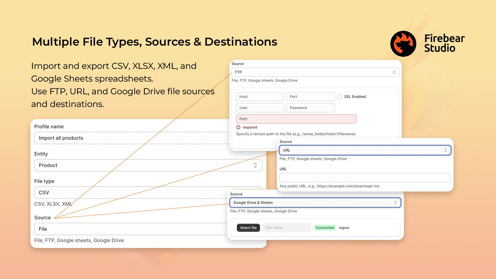 Firebear Import & Export Tool Screenshot