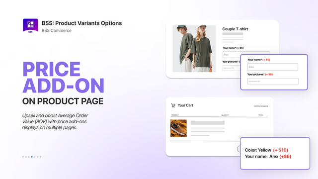 Price Add-on - Add fee to the product price when select option