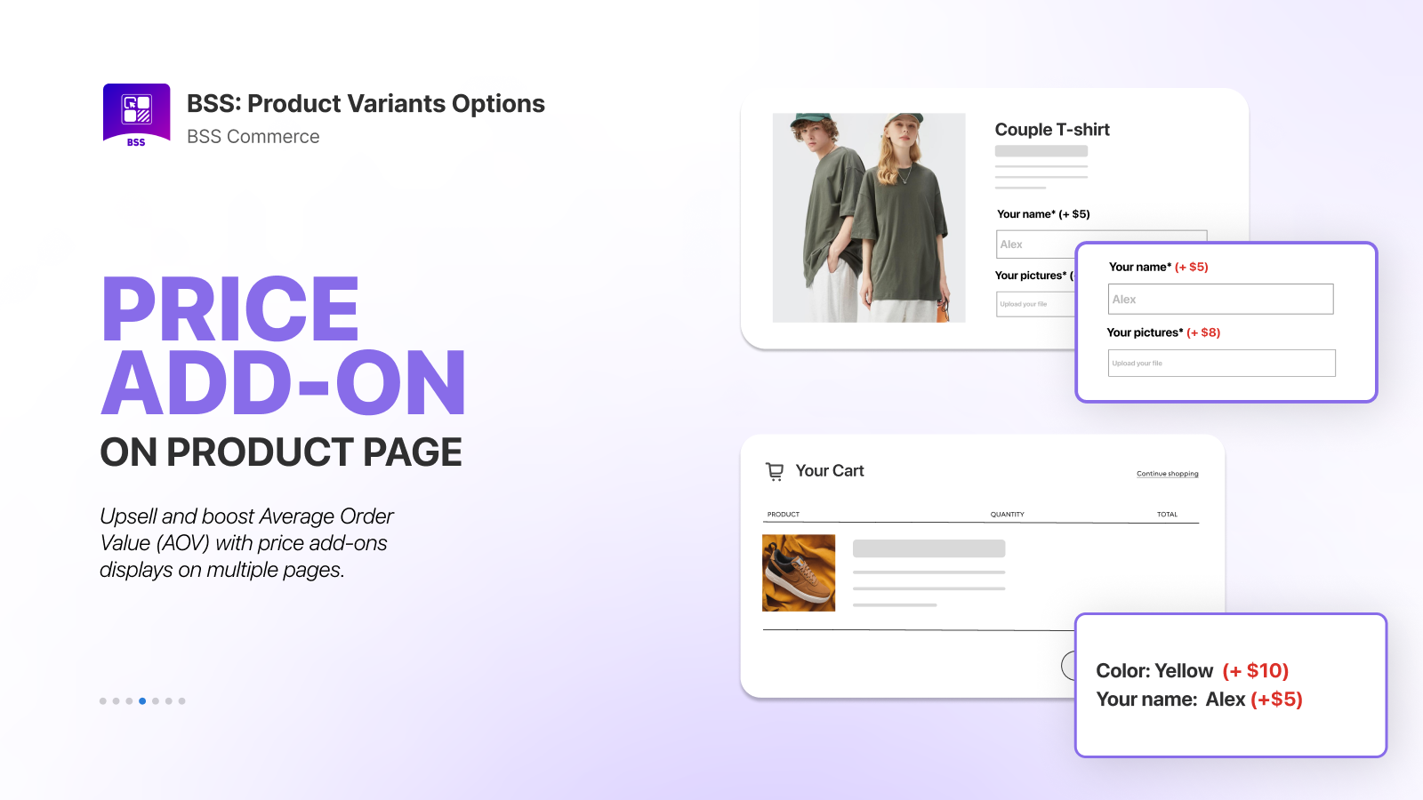 Price Add-on - Add fee to the product price when select option