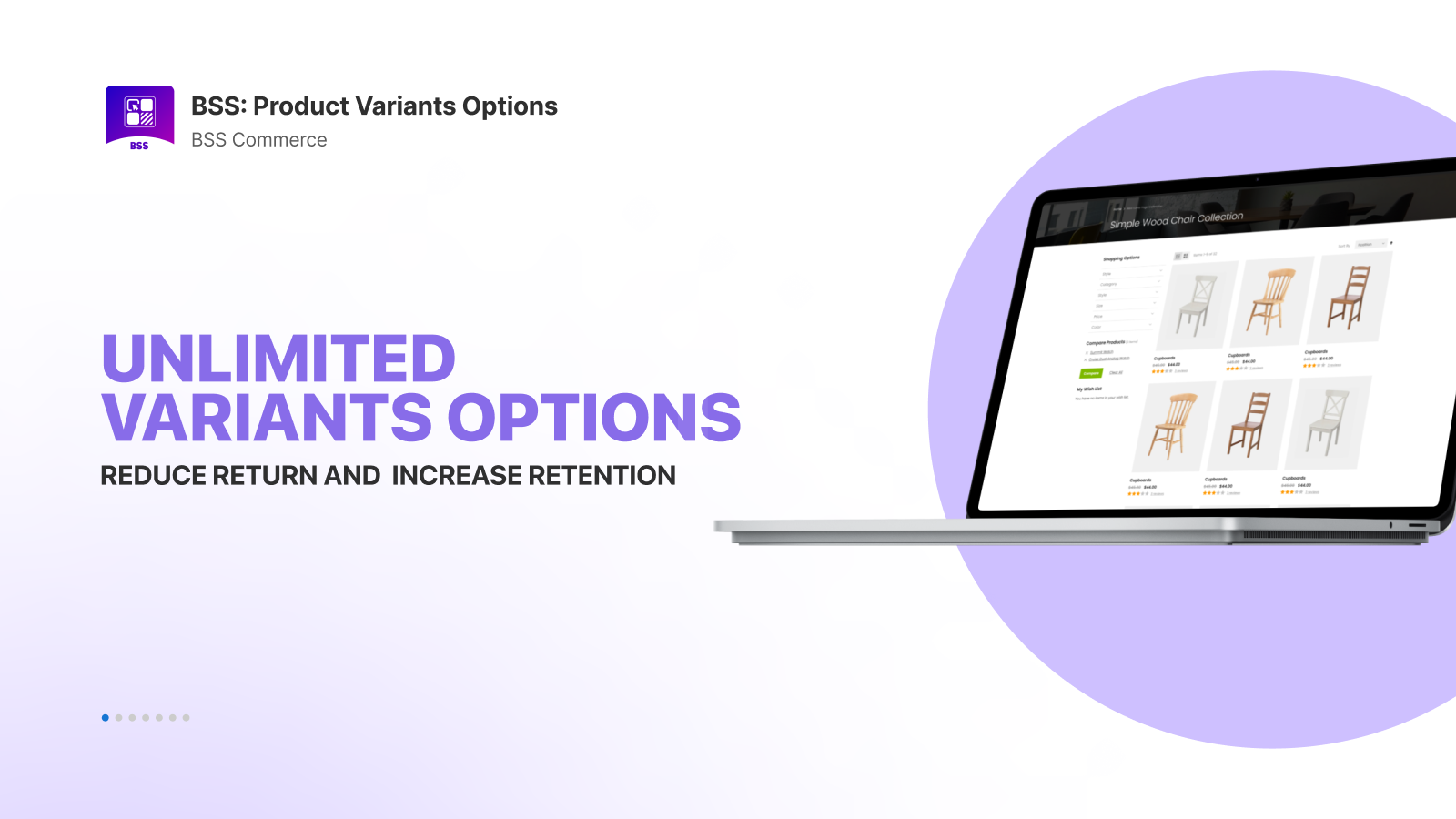 BSS: Product Variants Options Screenshot