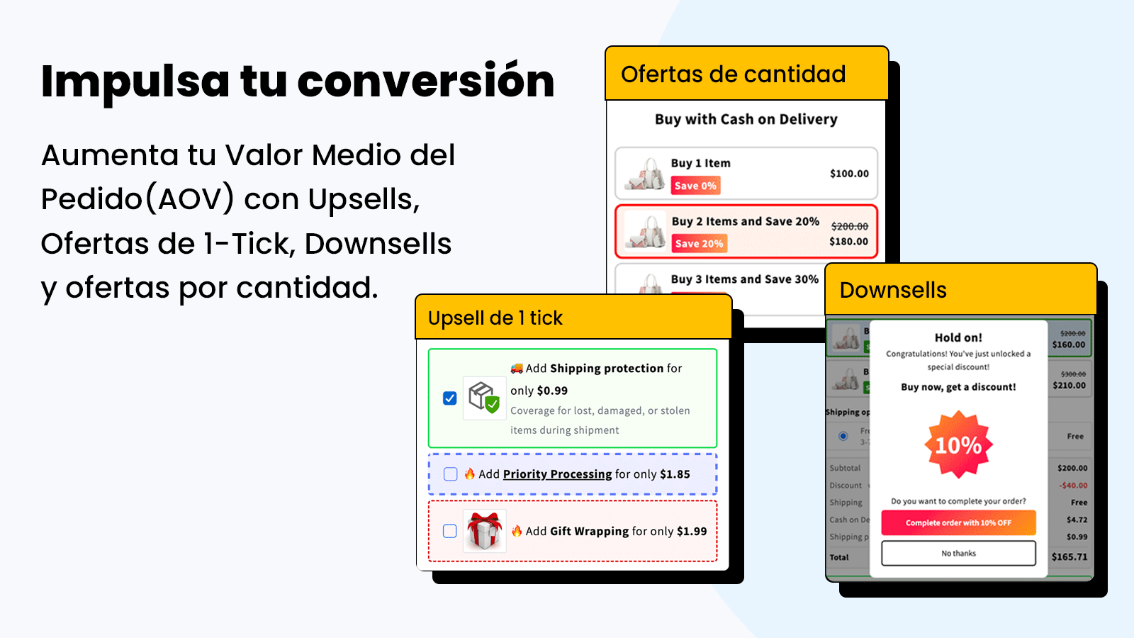 post purchase upsells