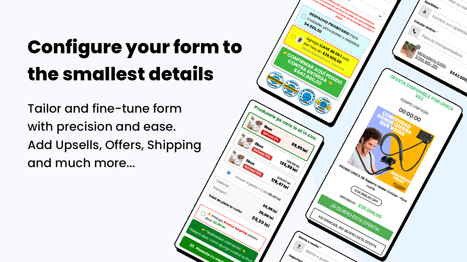 Tyslo EasySell - easyorder form and popup form