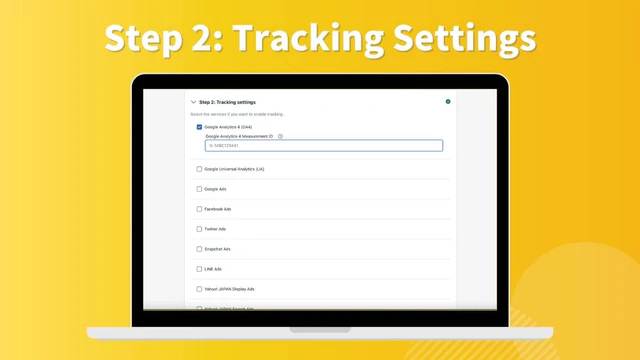 Pafit Tag Management für GTM Schritt2 Tracking-Einstellungen