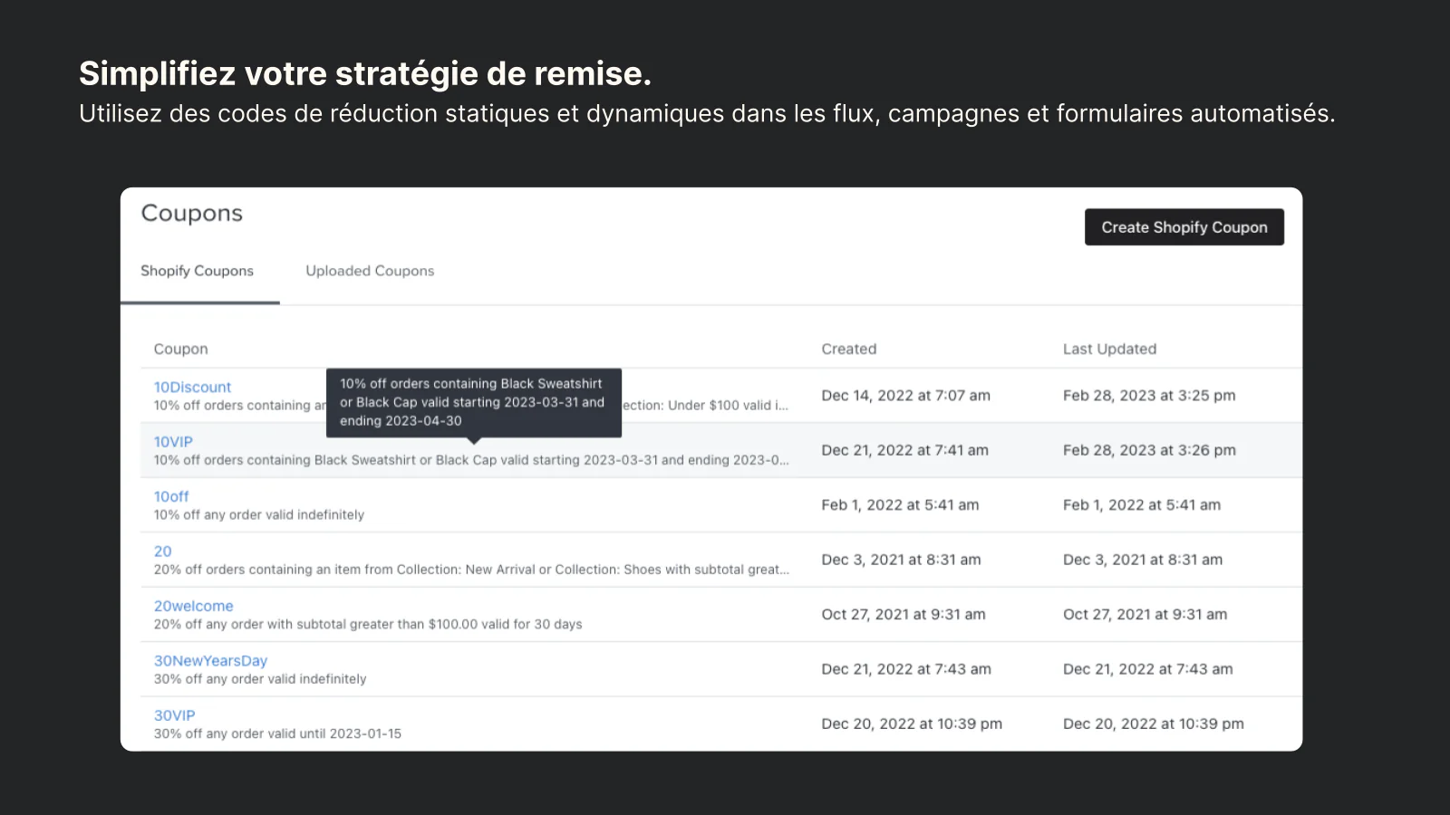 Simplifiez votre stratégie de remise