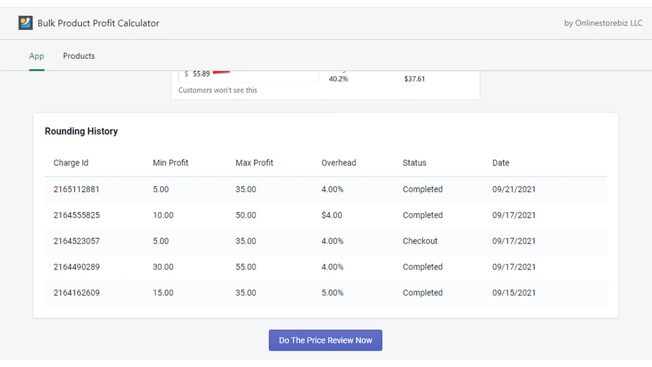 1 - Bulk Product Profit Calculator