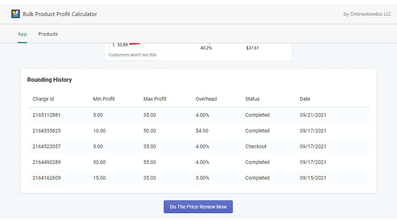 1 - Bulk Product Profit Calculator