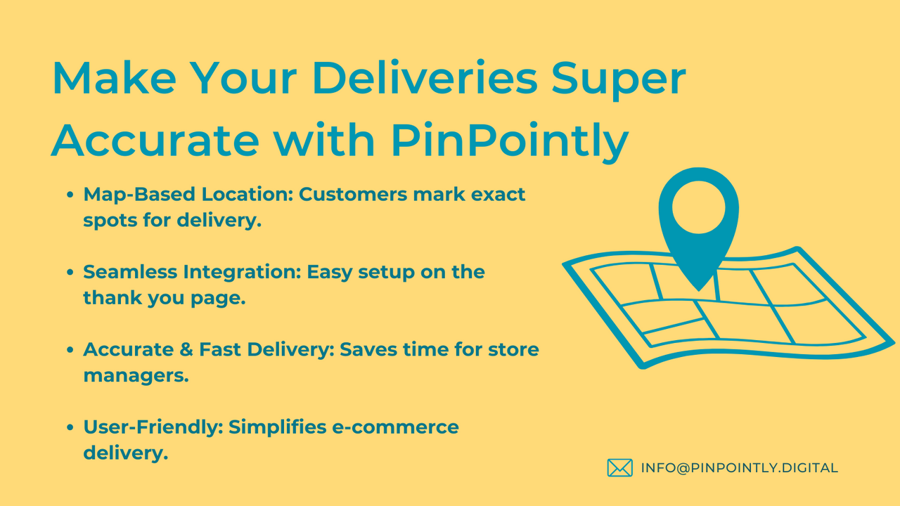 ¡Eleve sus entregas de Shopify con PinPointly!